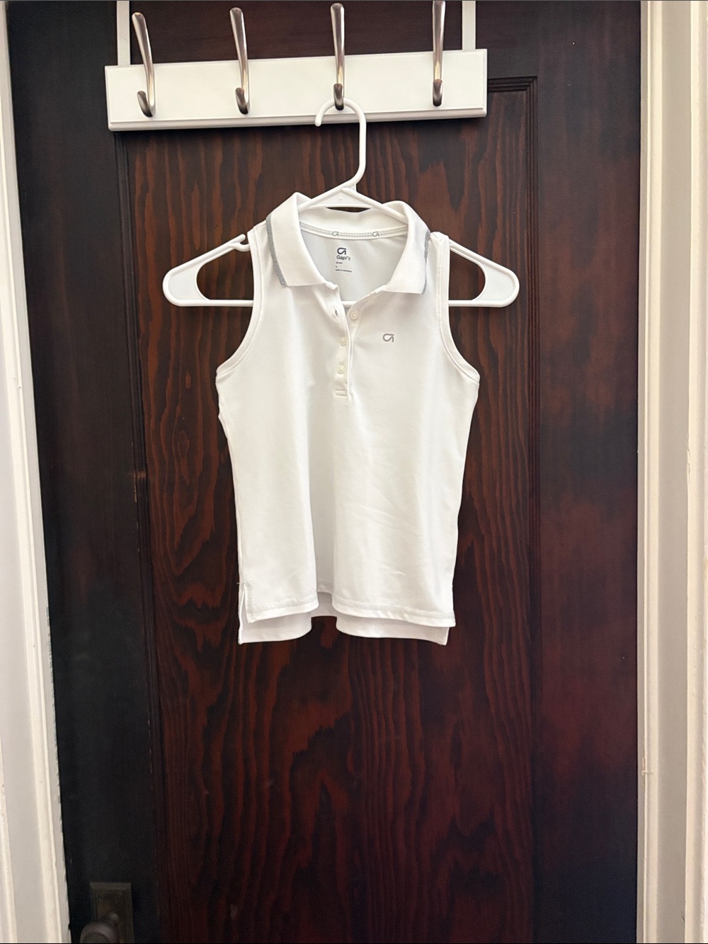 Gymboree White Girls' Sleeveless Polo Tank